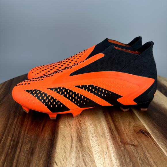 Adidas Predator Accuracy+ FG Men\'s Size 7 Orange Black Soccer Cleats GW4560 New main image 8